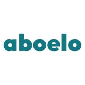 Die Grafik zeigt das Logo / Wortmarke »aboelo«.